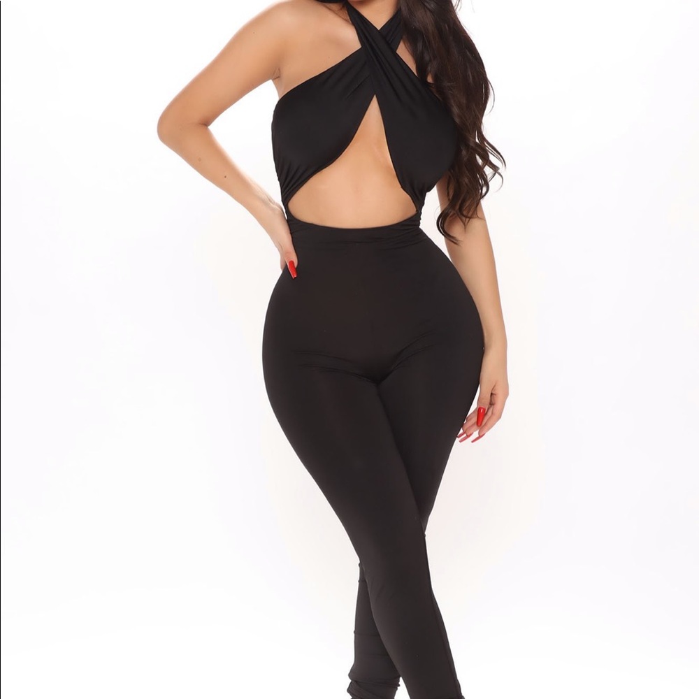 Black jumpsuit
